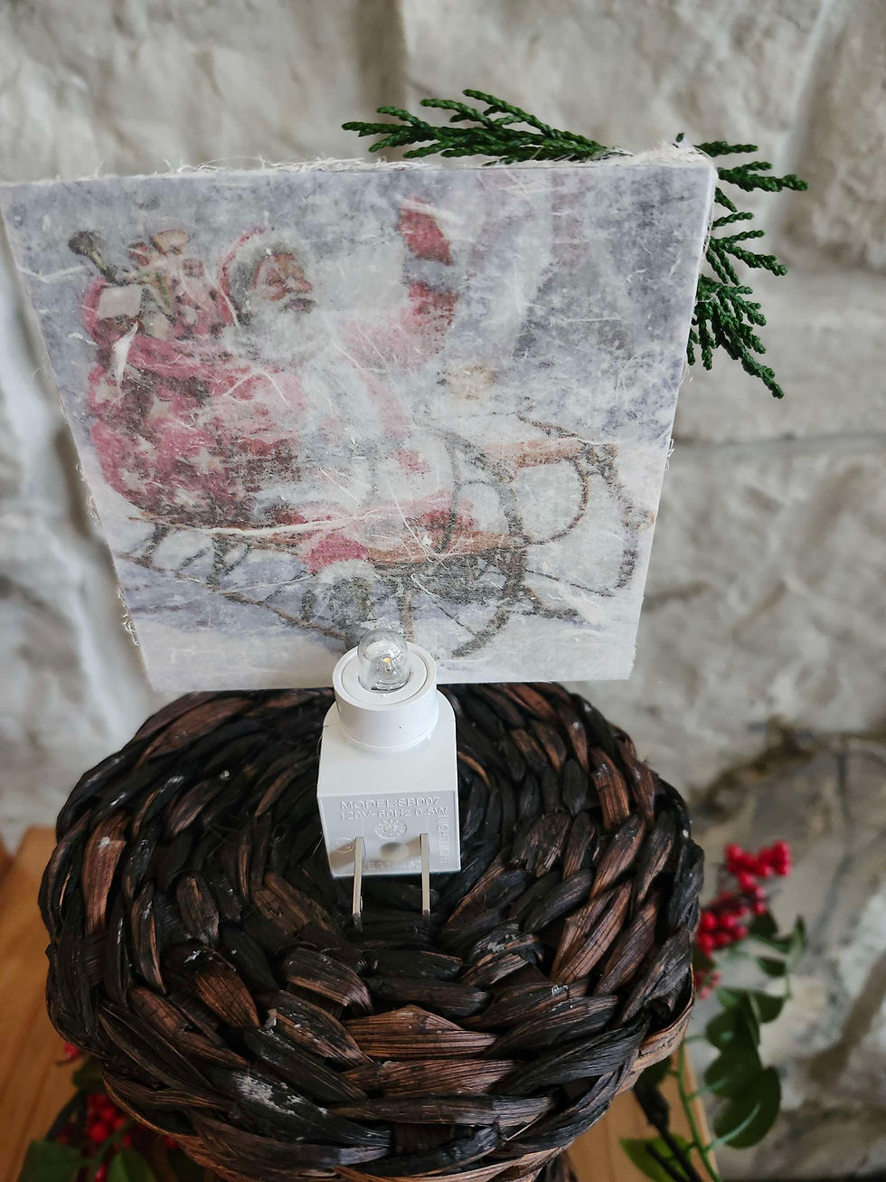 Thumbnail: Seasonal Christmas 'Santa's Sleigh' Nightlight 