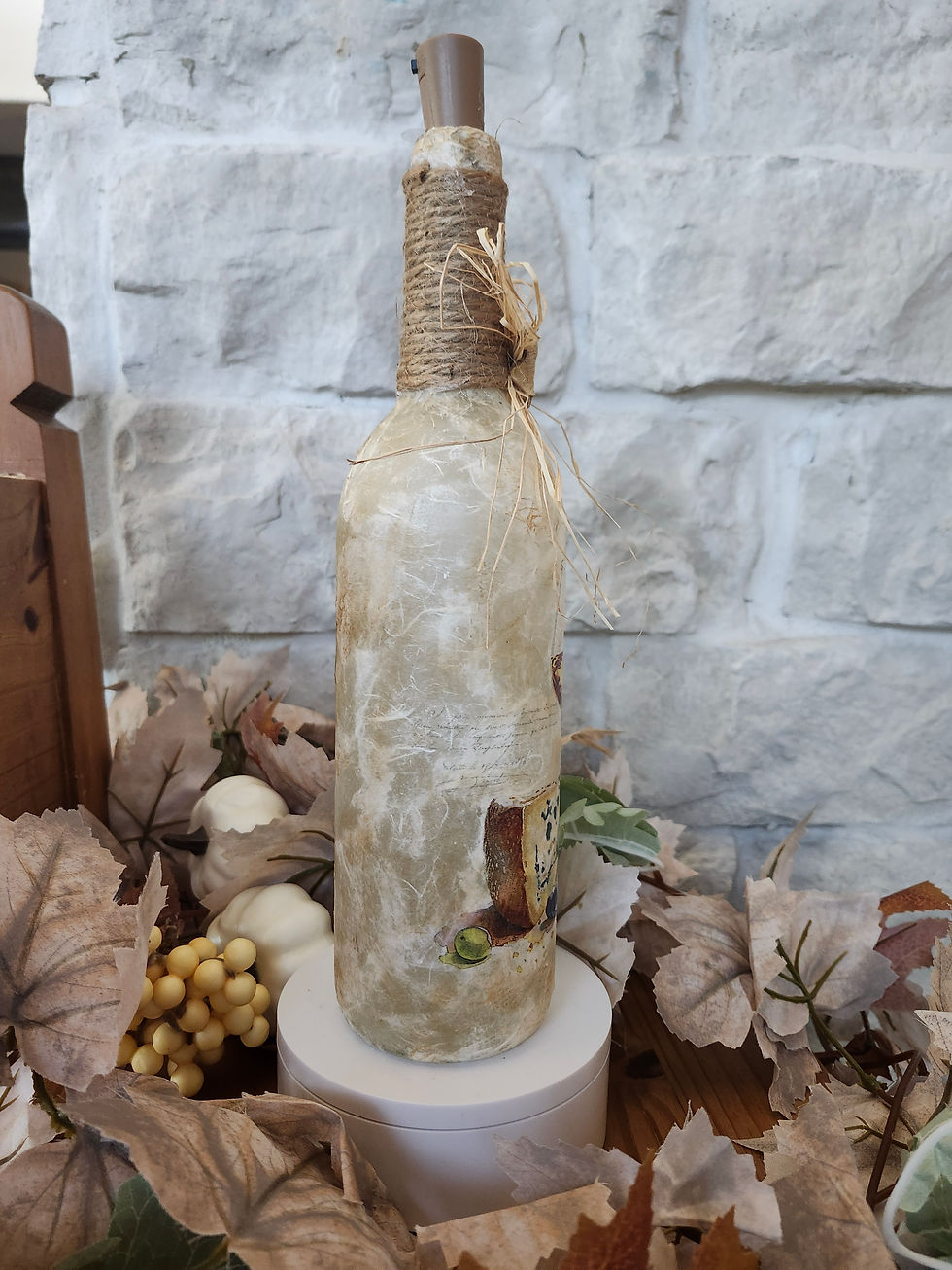 Thumbnail: Lighted Decorative 750ml Bottle 'Feeling Good'