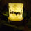 Thumbnail: Everlasting Lighted Wax Decorative Candle Lantern Holder 'HomeIsWhereTheHeartIs'