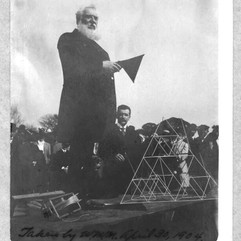 Alexander Graham Bell and his tetrahedral kites