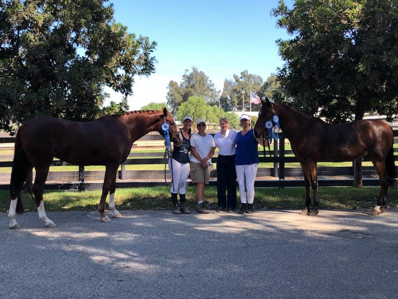 Laura Goodenkauf Dressage winning rides at Mission Pacific Dressage Show