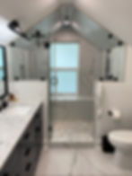 Attic to bathroom remodel