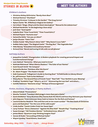 May26 Author List