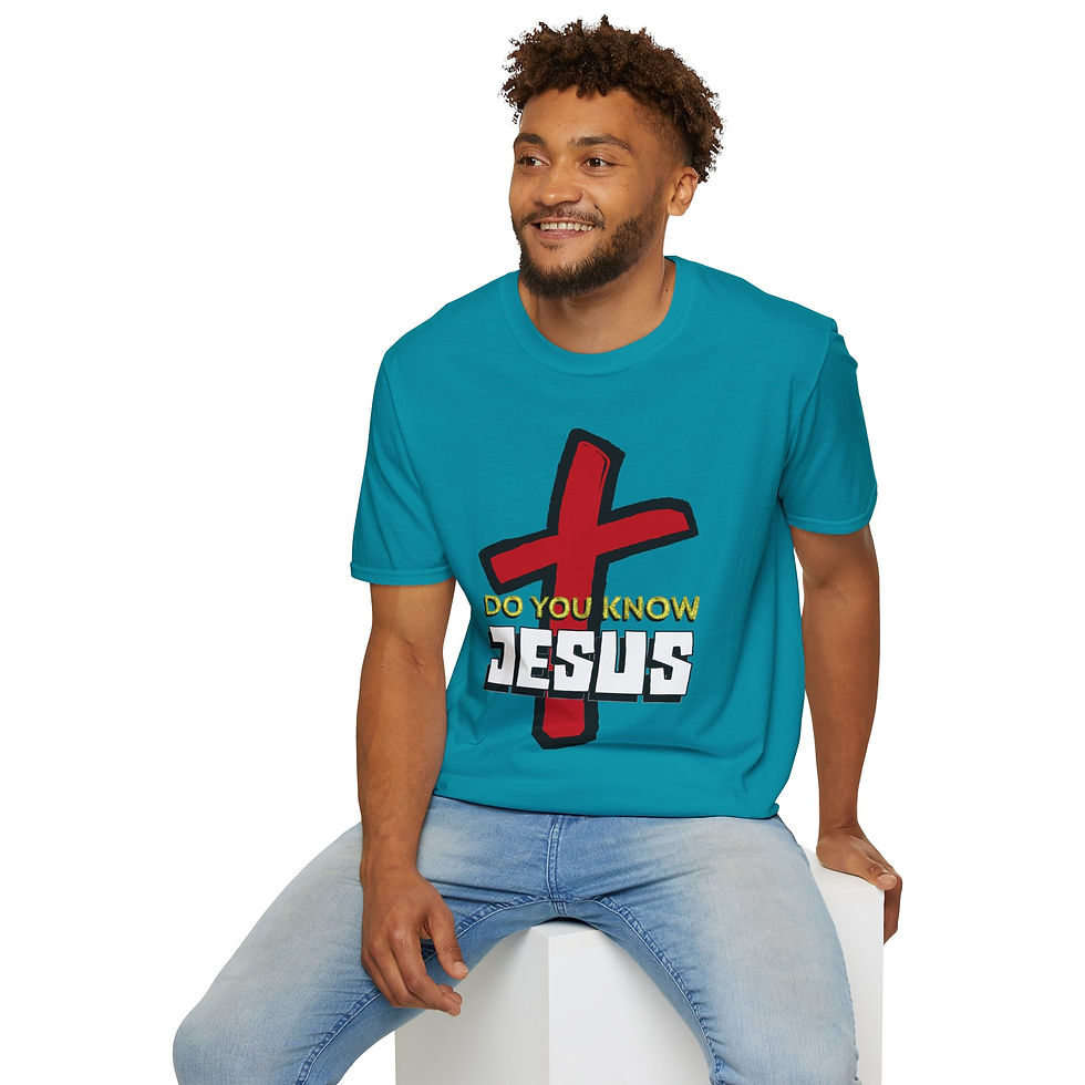 Thumbnail: Do You Know Jesus Unisex Softstyle T-Shirt, Faith, Christian Apparel, Religious