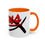 Thumbnail: Coffee Mug - Praise Jesus and Coffee Design - 11, 15oz