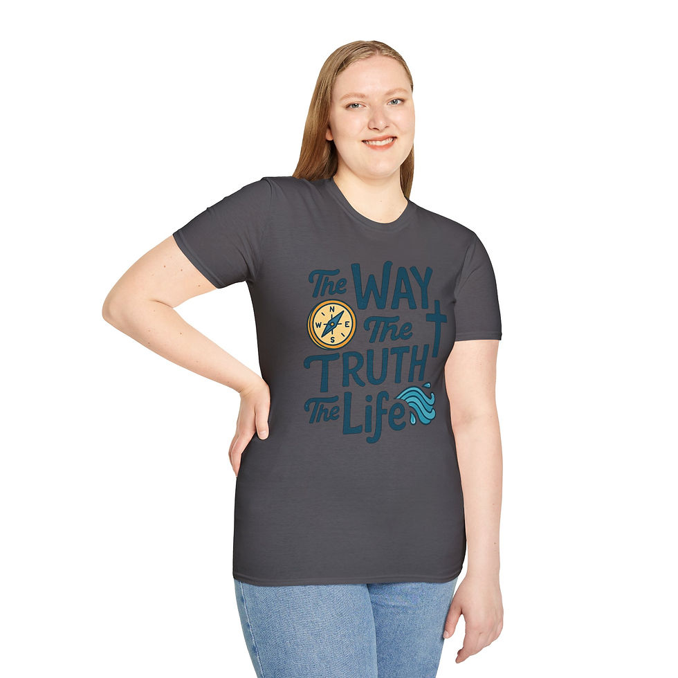 Thumbnail: Christian Unisex T-Shirt - The Way The Truth The Life