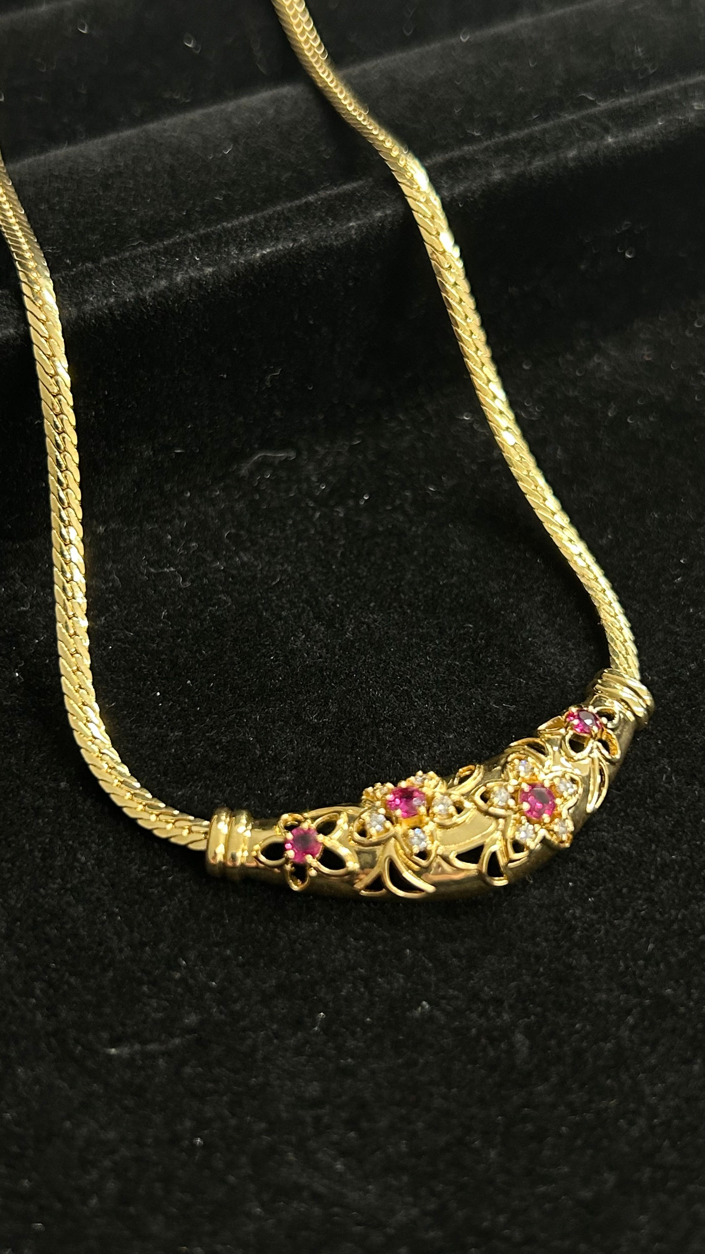EBADZZ18 - RUBY NECKLACE