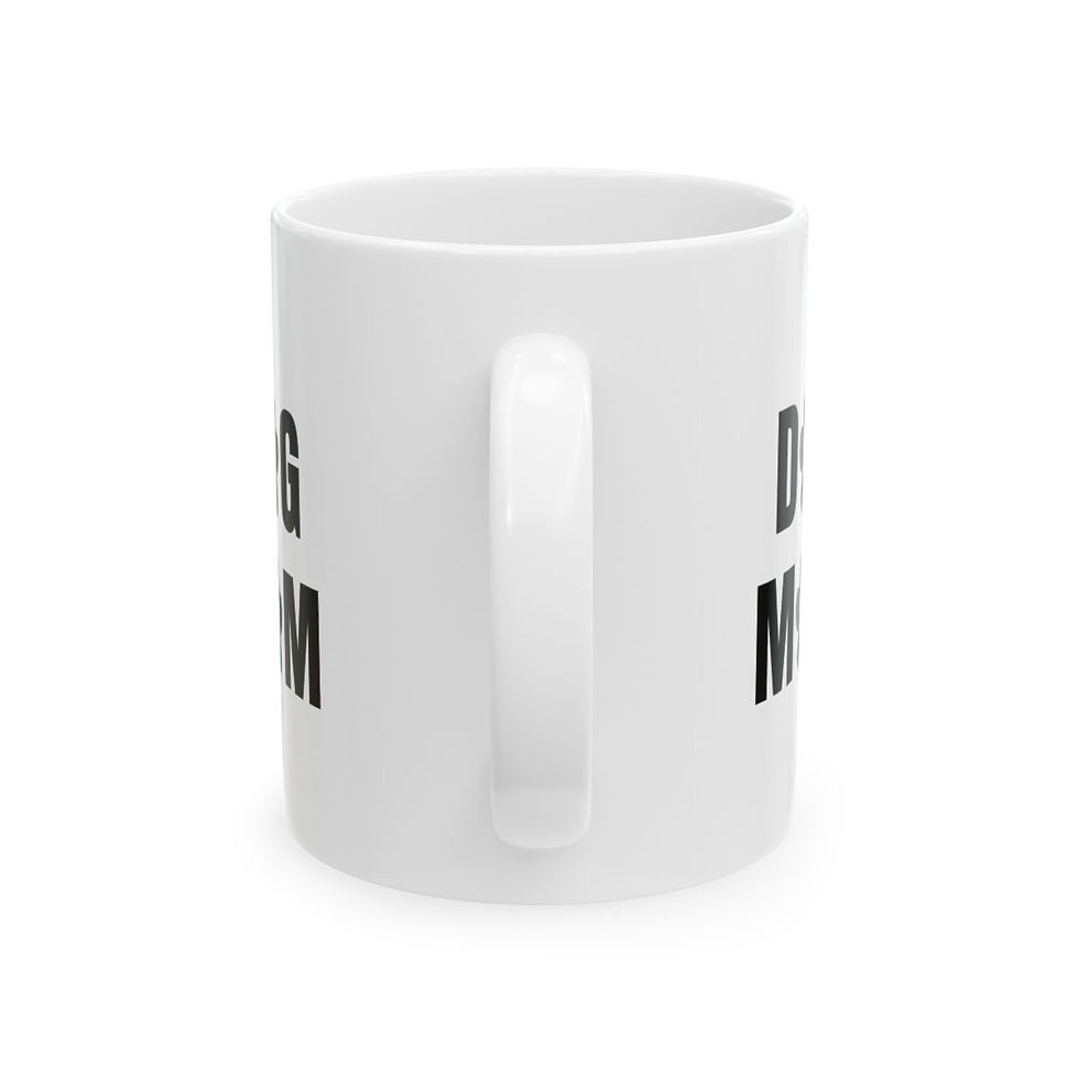 Thumbnail: Dog Mom Ceramic Mug, 11oz - Gift idea