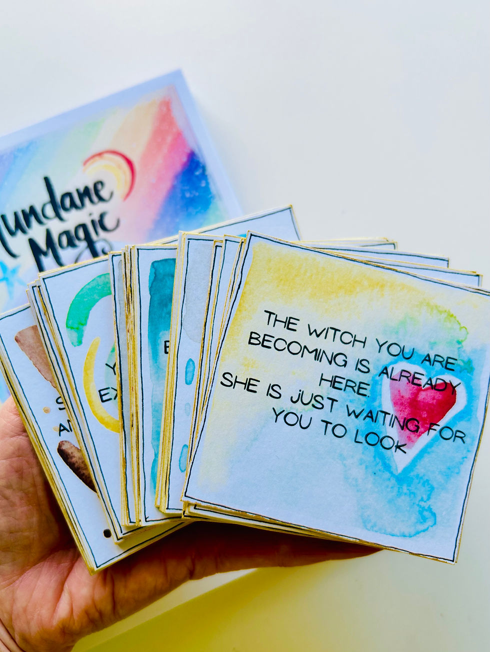 Thumbnail: Mundane Magic Oracle Deck and guidebook DIY ebook