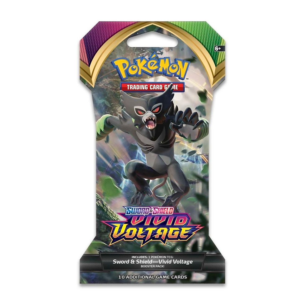 Thumbnail: Pokémon Vivid Voltage: Sleeved Booster Packs (X4)