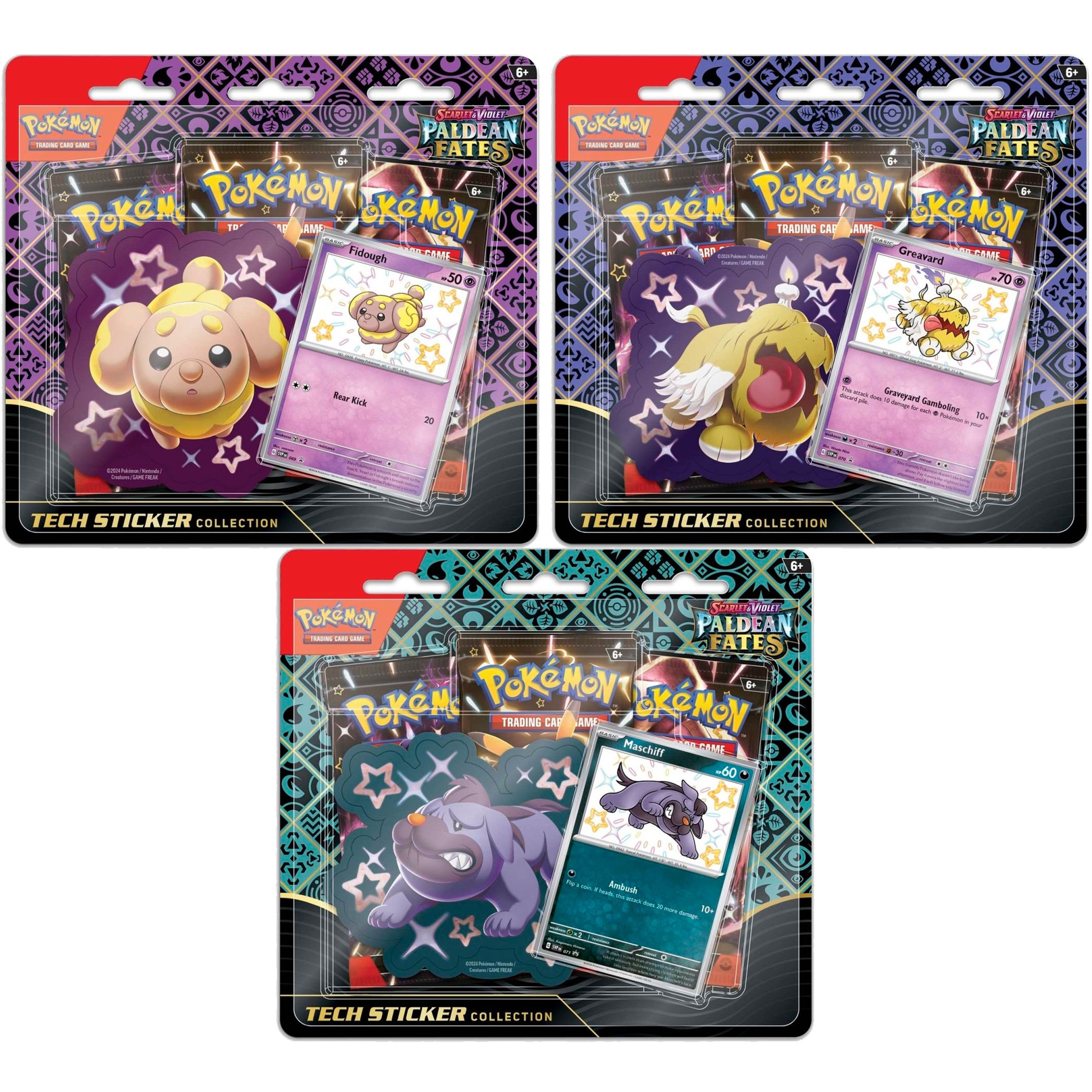 Pokémon Paldean Fates: Tech Sticker Collection Blister