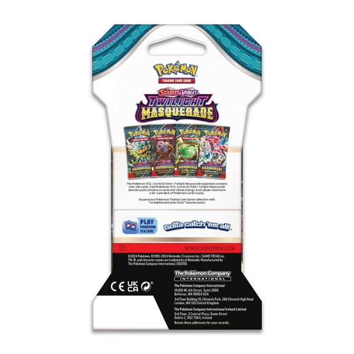 Pack Pokémon TCG: Scarlet & Violet-Twilight Masquerade Booster