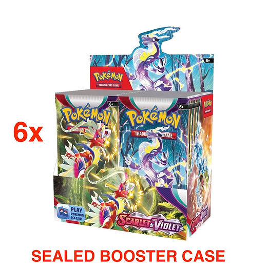 Pokmon Scarlet & Violet: Booster CASE (6 Boxes) | APLA Cards Pokmon Scarlet & Violet: Booster CASE (6 Boxes) | APLA Cards