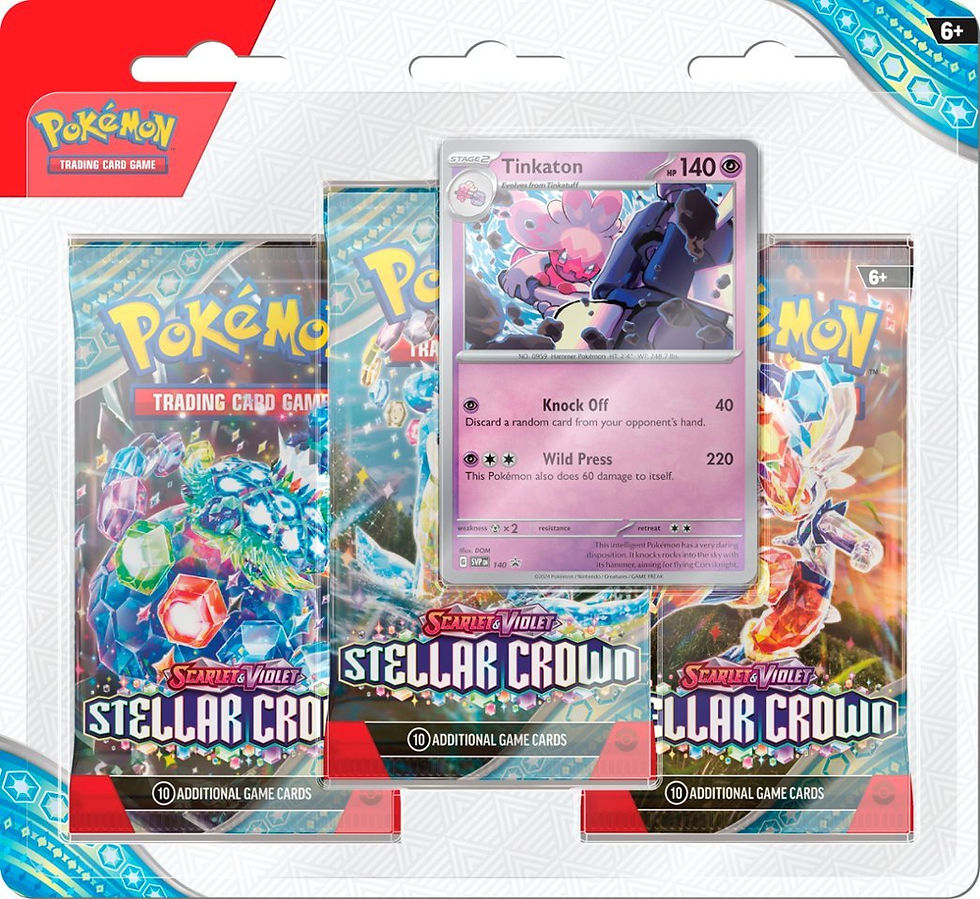 Thumbnail: Pokémon Stellar Crown: 3-Pack Blister (Latias / Tinkaton)