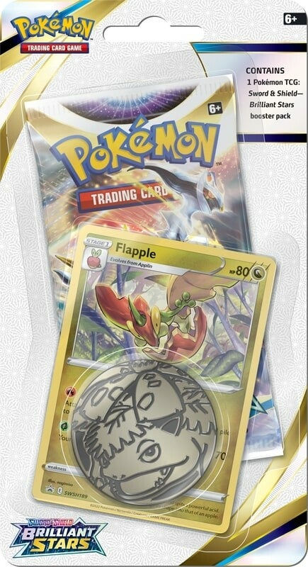 Thumbnail: Pokémon Brilliant Stars: Checklane Blister Pack - Eevee / Flapple