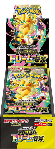 ポケモンカードゲーム Pokemon MEGA DREAM BoosterBox JP 6Box Pokémon Japanese Mega Dream ex [M2a] Sealed Booster Box (10 Packs