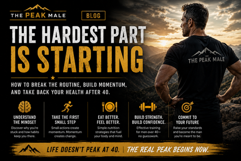 The Hardest Part Is Starting: Why Men Over 40 Get Stuck and How to Break Free