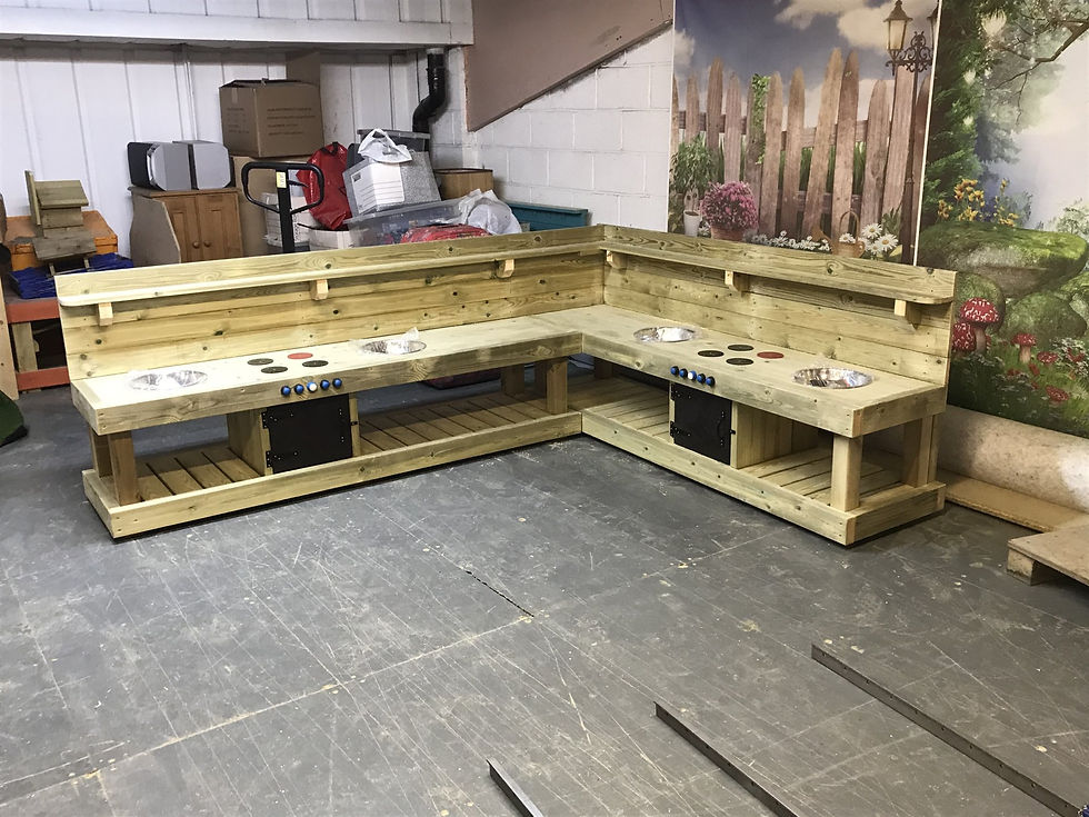 Large Corner Mud Kitchen
