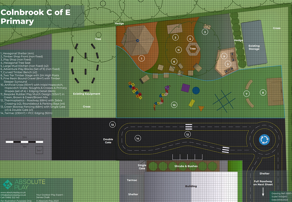 Playground design - eyfs