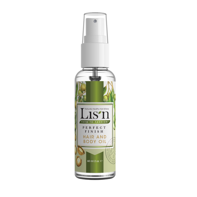 Lis'n hair and body oil