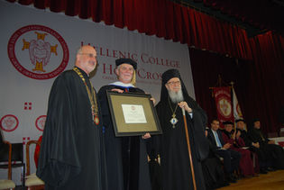 Calamos awarded honorary doctorate