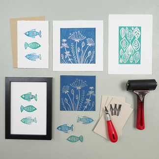 Linocut print online course