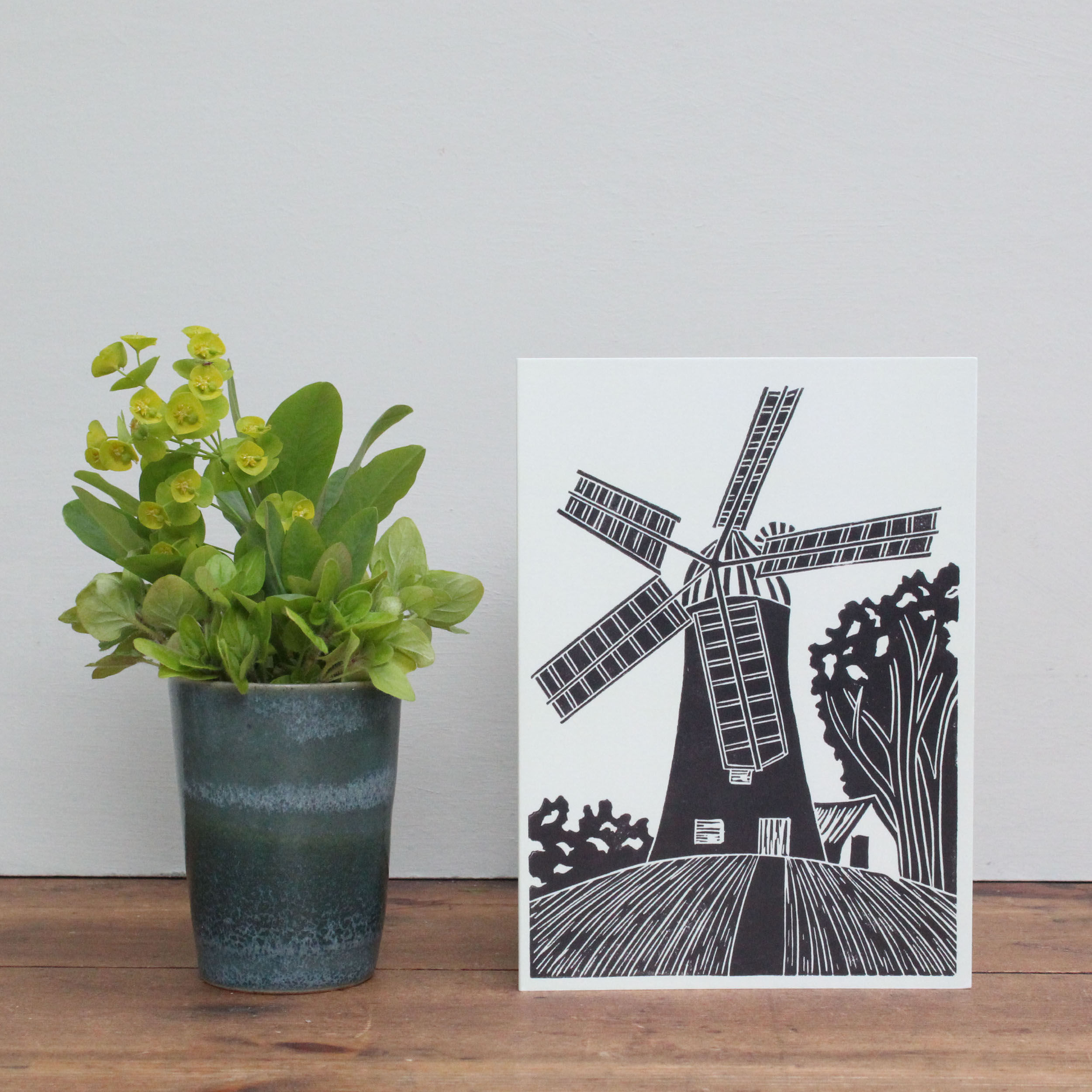 Pack of 4 greetings cards - Holgate Windmill