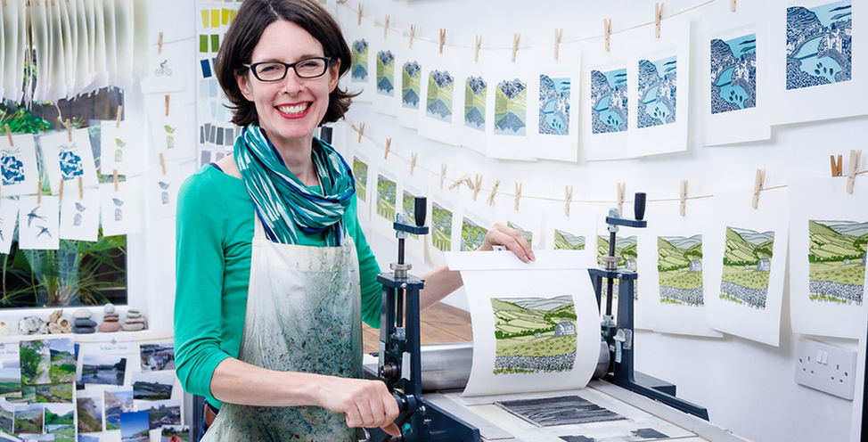 Yorkshire landscape artist Michelle Hughes