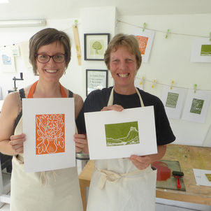 'Introduction to linocut printing' workshop