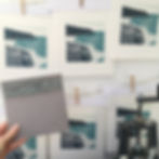Thumbnail: Adding the sky layer to Robin Hood’s Bay linocut – Hand-printed Yorkshire coast artwork