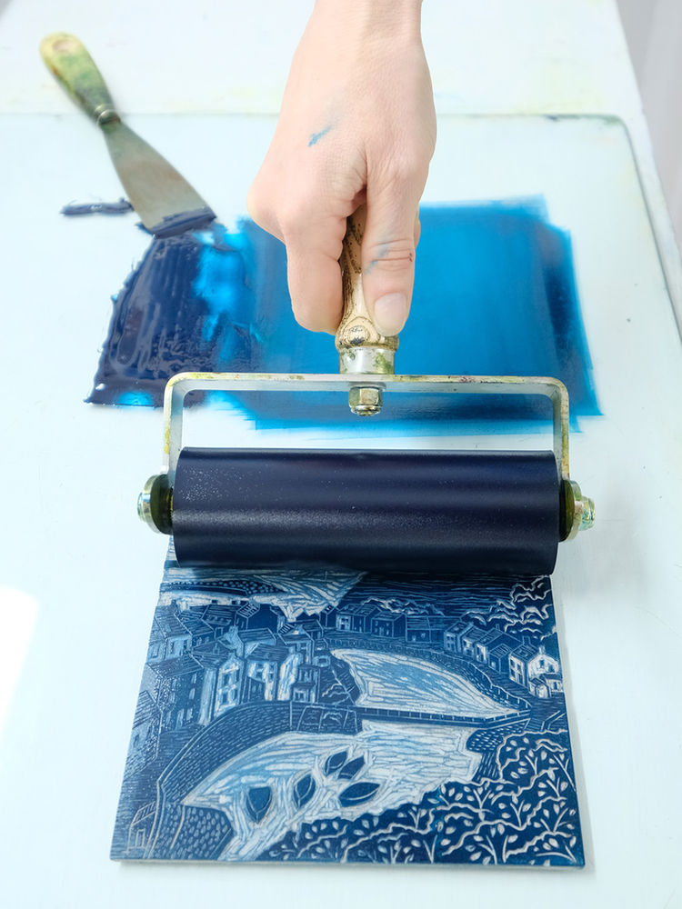 Meet the Maker The inspiration and process behind my linocut prints