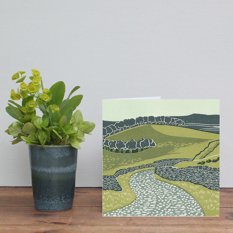 Thumbnail: Pack of 4 greetings cards - Yorkshire Dales 2