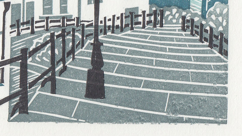 Lino printing problems - slipping and drag