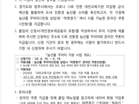 2020.6.9 농산물 꾸러미