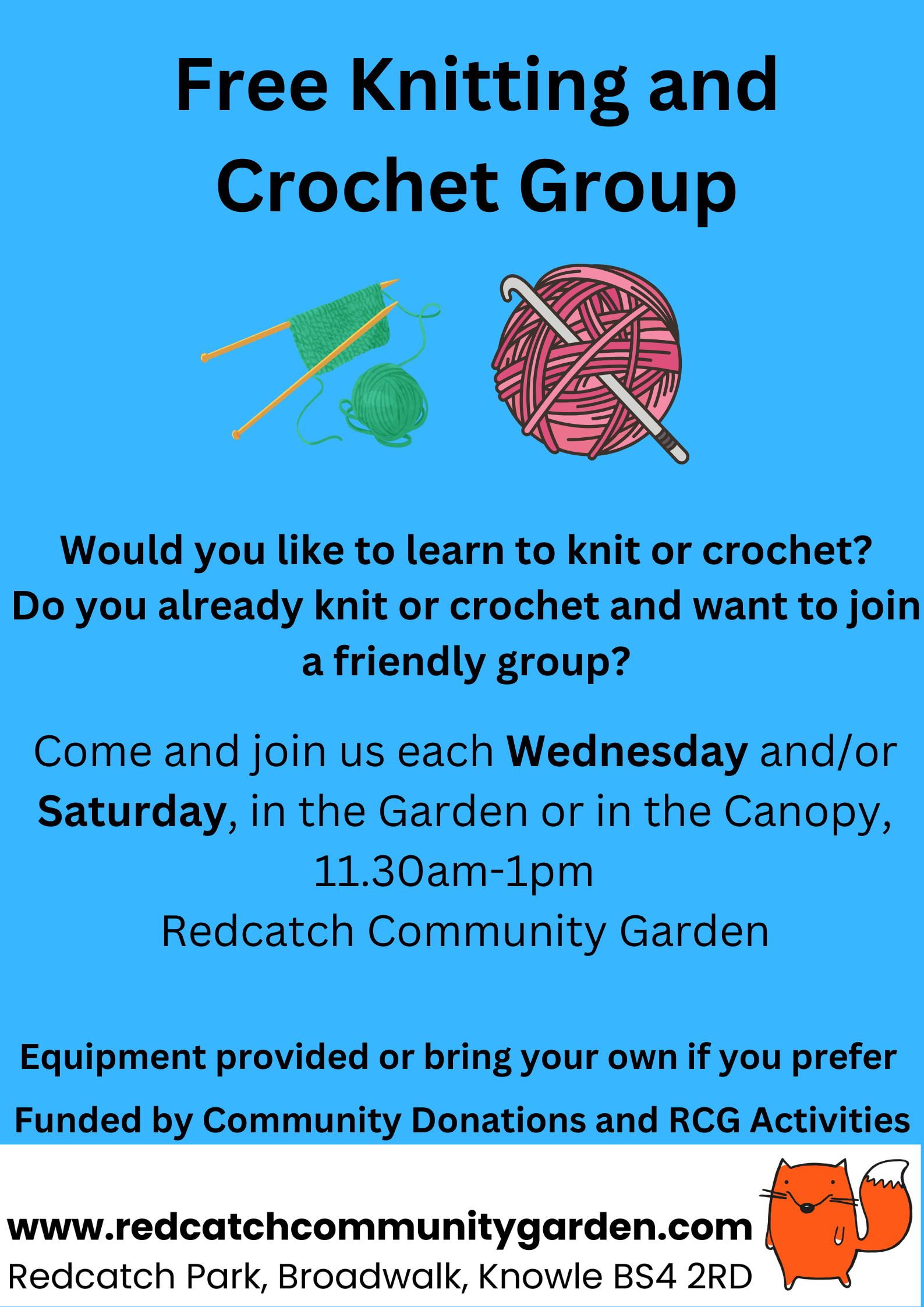 Knitting and Crochet Group