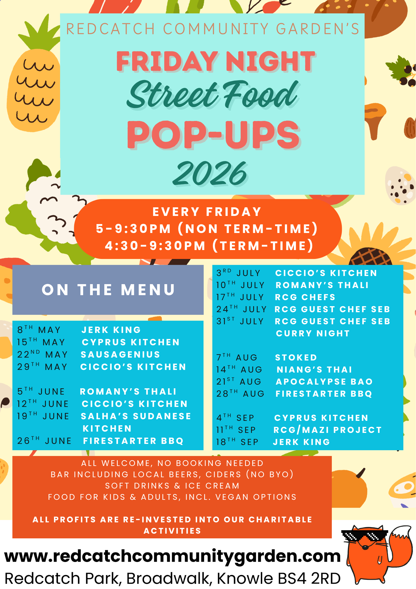 Friday Night Pop-Ups at the Garden
