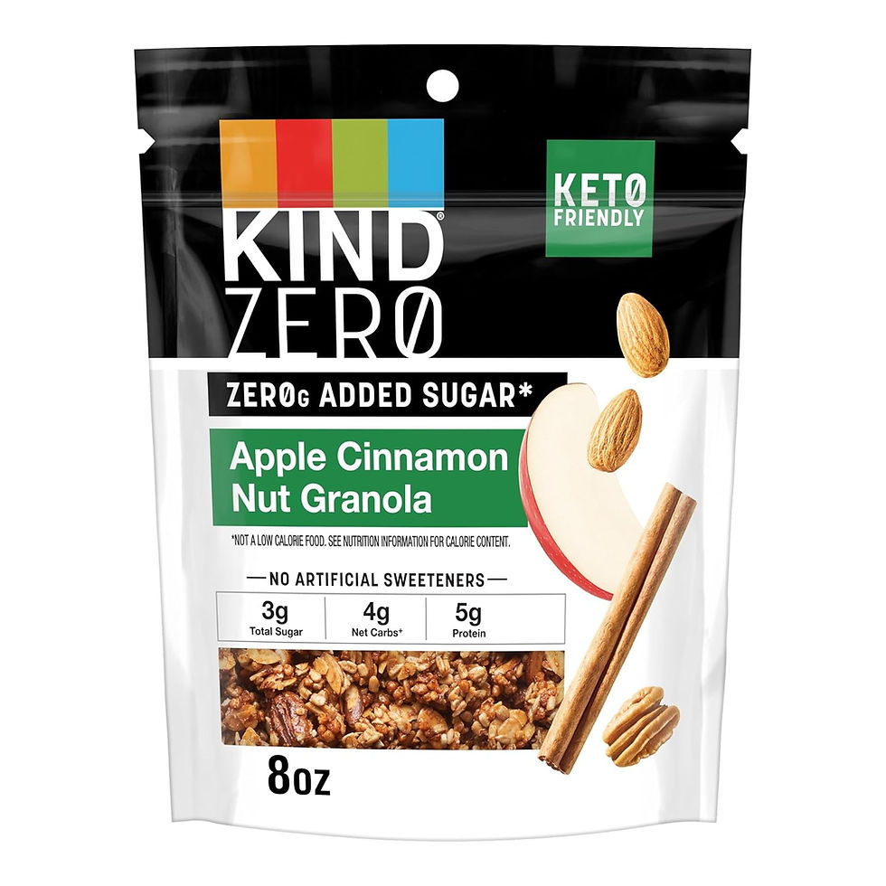 Review: KIND Zero Added Sugar Nut Granola (Apple Cinnamon)