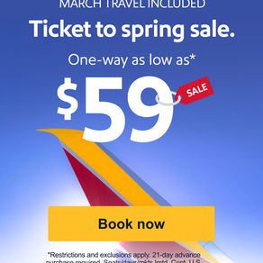 Spring Airfare Sale This Week