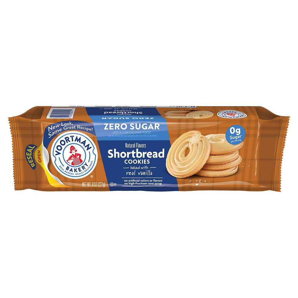 Sugar Free Dad Review: Voortman Bakery Zero Sugar Shortbread Cookies