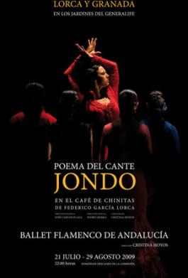 cartel flamenco lorca la alhambra