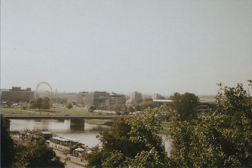 rio vistula cracovia polonia