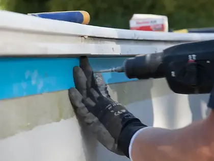 liner armado piscina