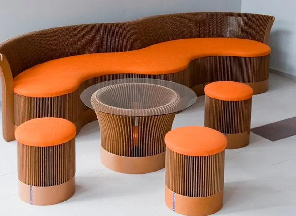 Muebles estilo sostenible