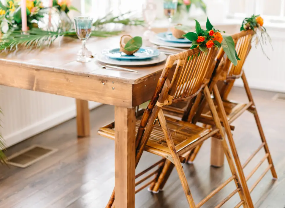 Muebles estilo sostenible