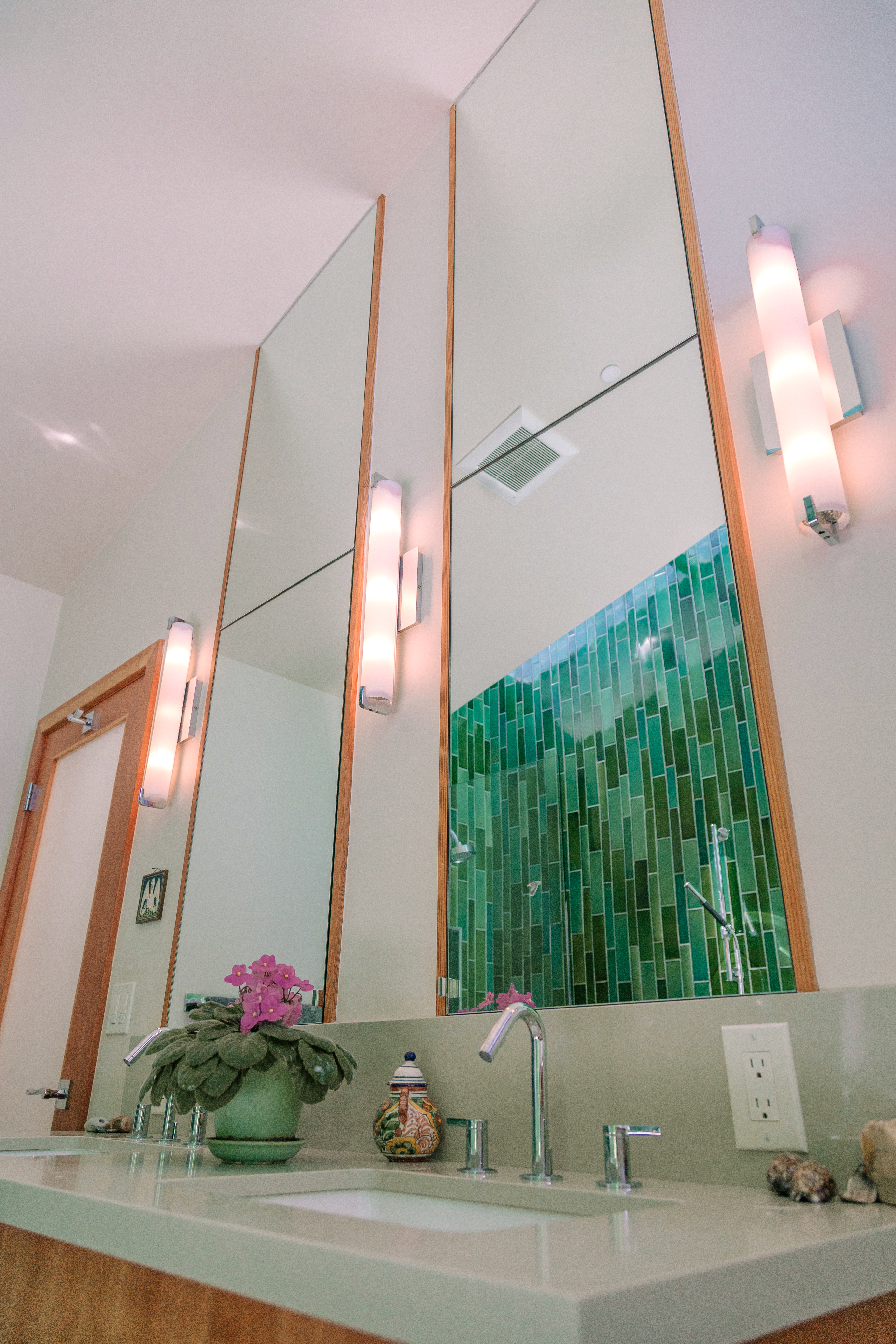 Double sink in master bath