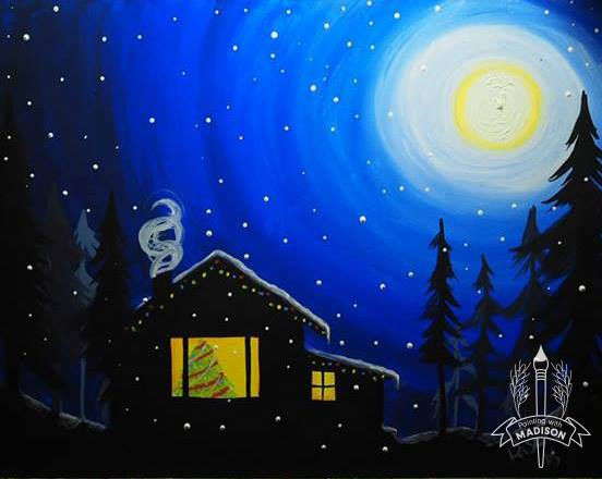 Snowy Cabin