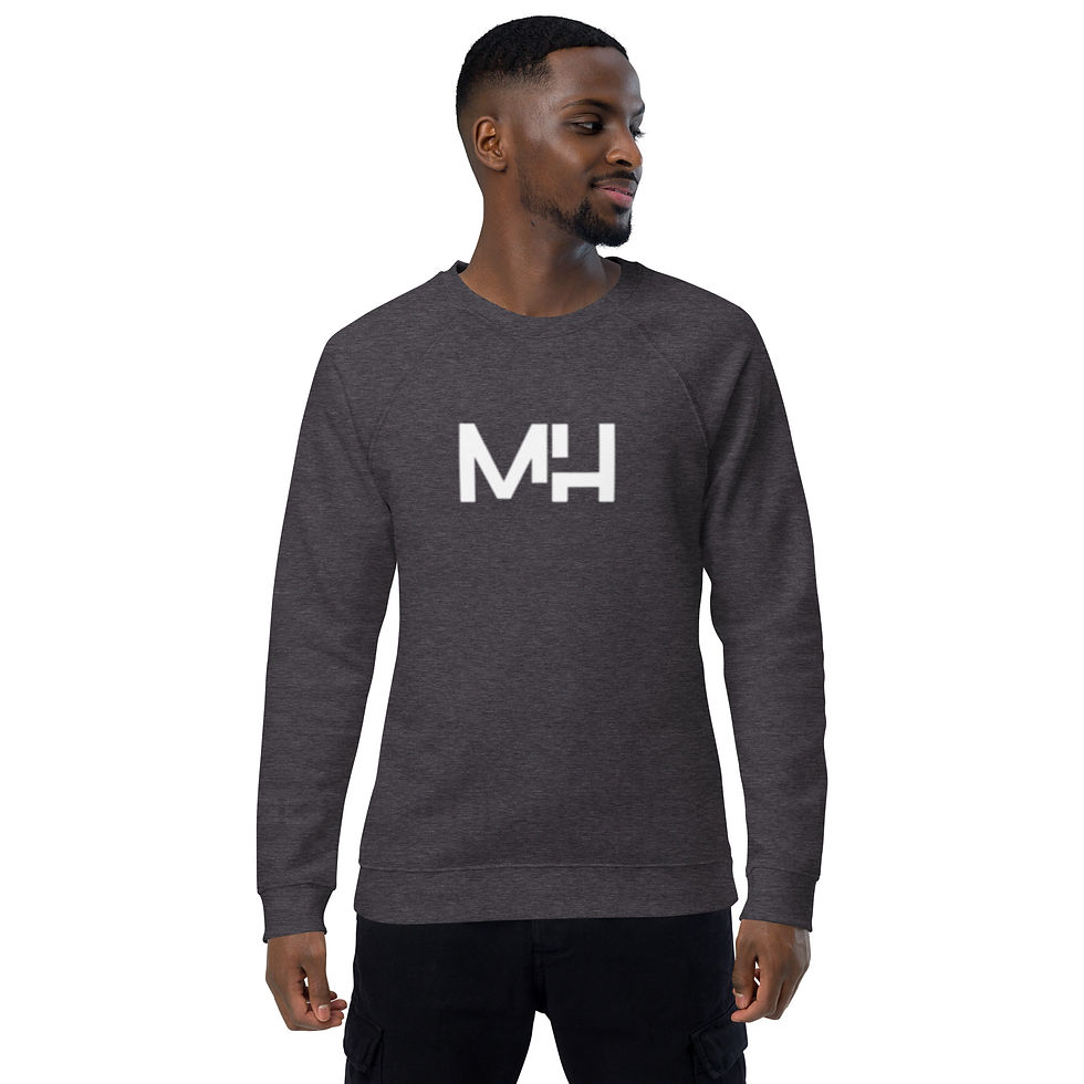 Thumbnail: MH Block Unisex organic raglan sweatshirt