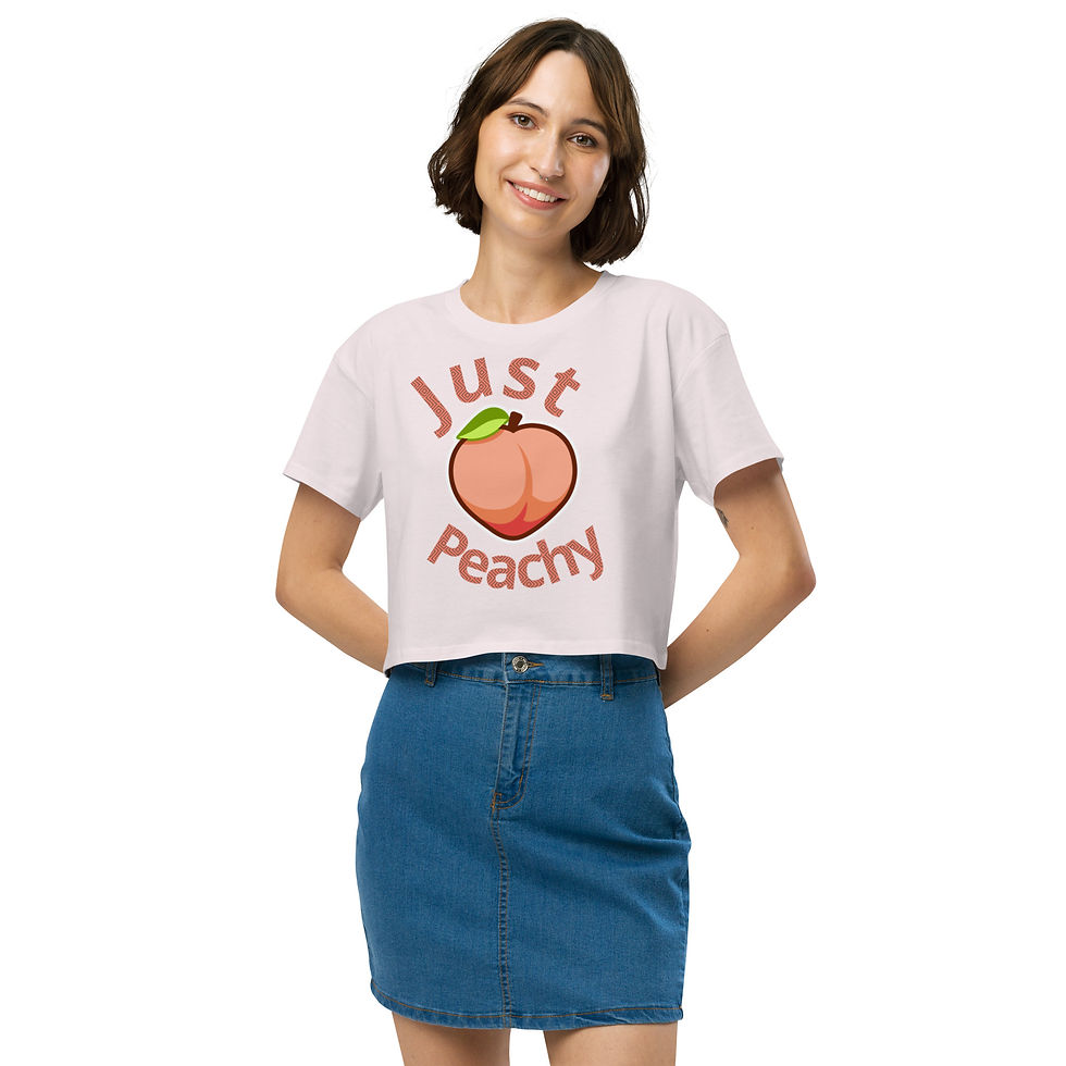 Thumbnail: Just Peachy Women’s crop top