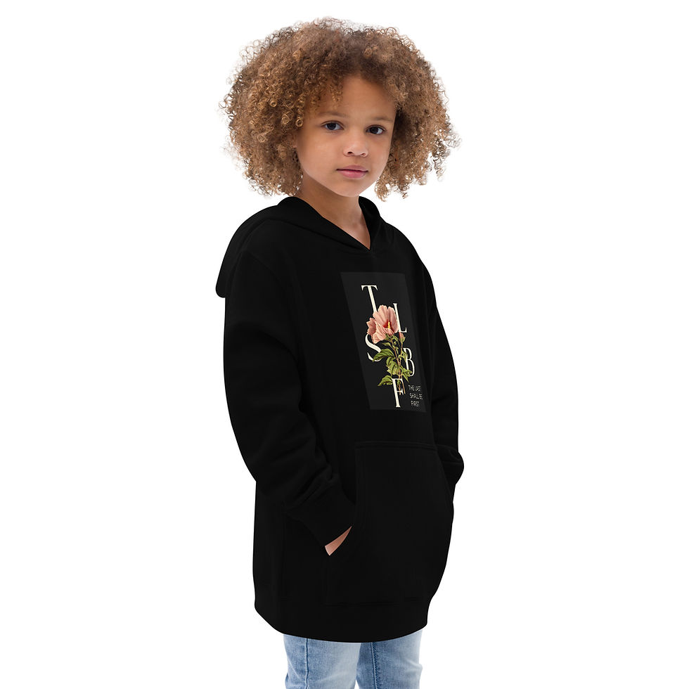 Thumbnail: The Last Shall Be First Kids fleece hoodie