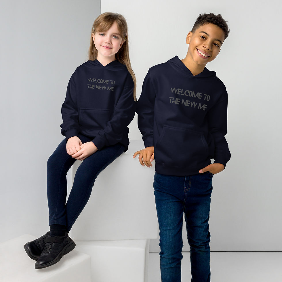 Thumbnail: New Me! MH Block Kids fleece hoodie